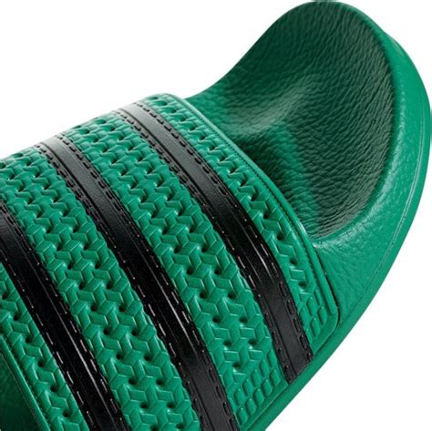 adidas adilette slipper zwart groen|Adidas water slippers.